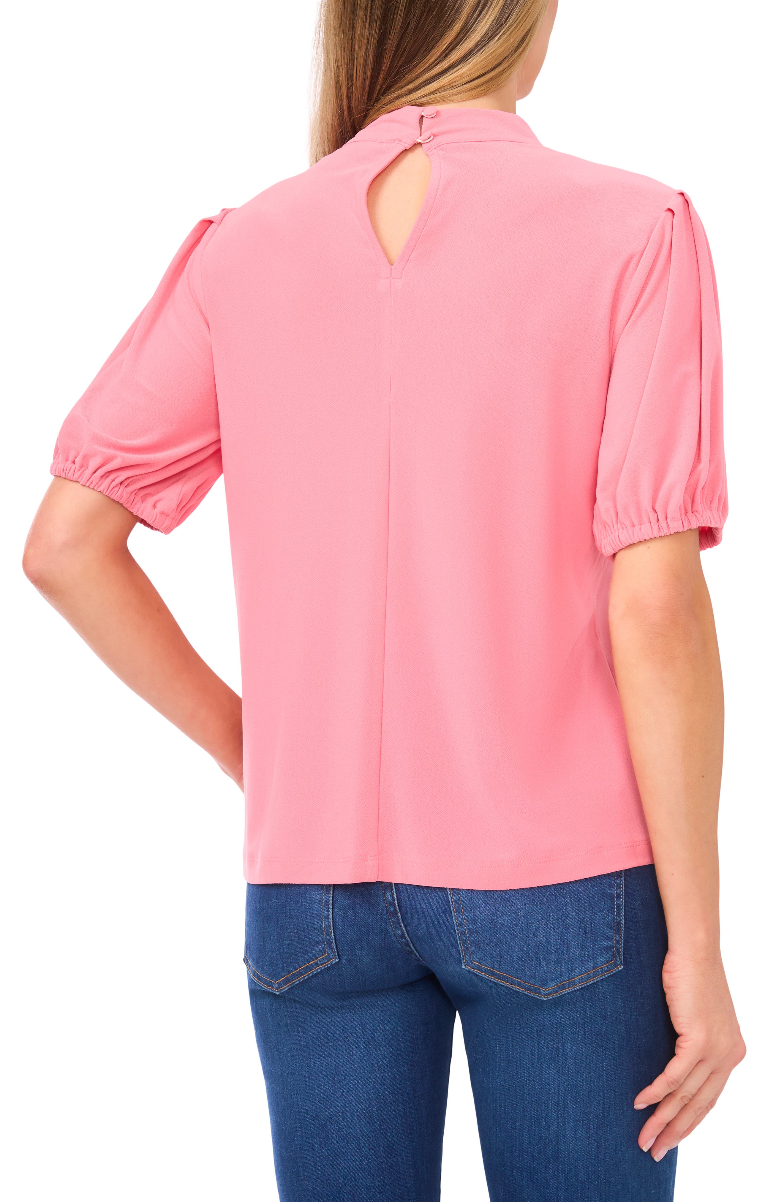 Tie Neck Knit Top - image 2