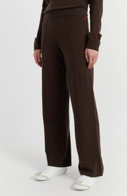 Chinti & Parker Wool Cashmere Wide Leg Track Pants