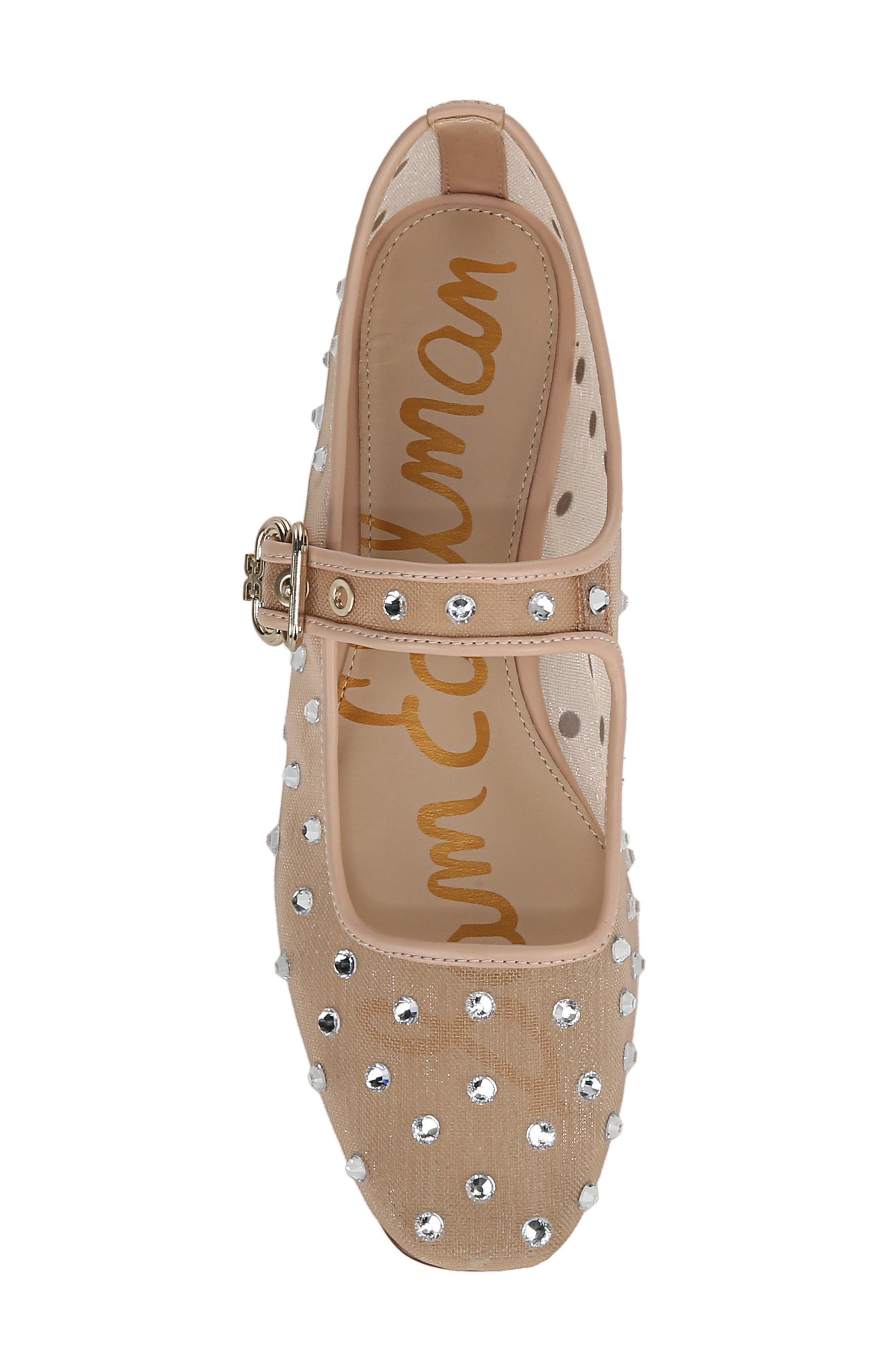 Sam Edelman Michaela Shine Mary Jane Flat, Alternate, color, Vintage Pink