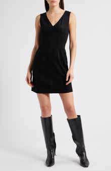 CIEBON Nasha Faux Suede Sheath Dress