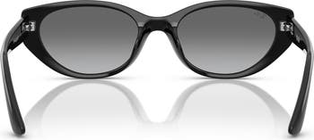55mm Gradient Pillow Sunglasses