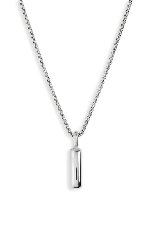 Open Edit Waterproof Bubble Initial Pendant Necklace