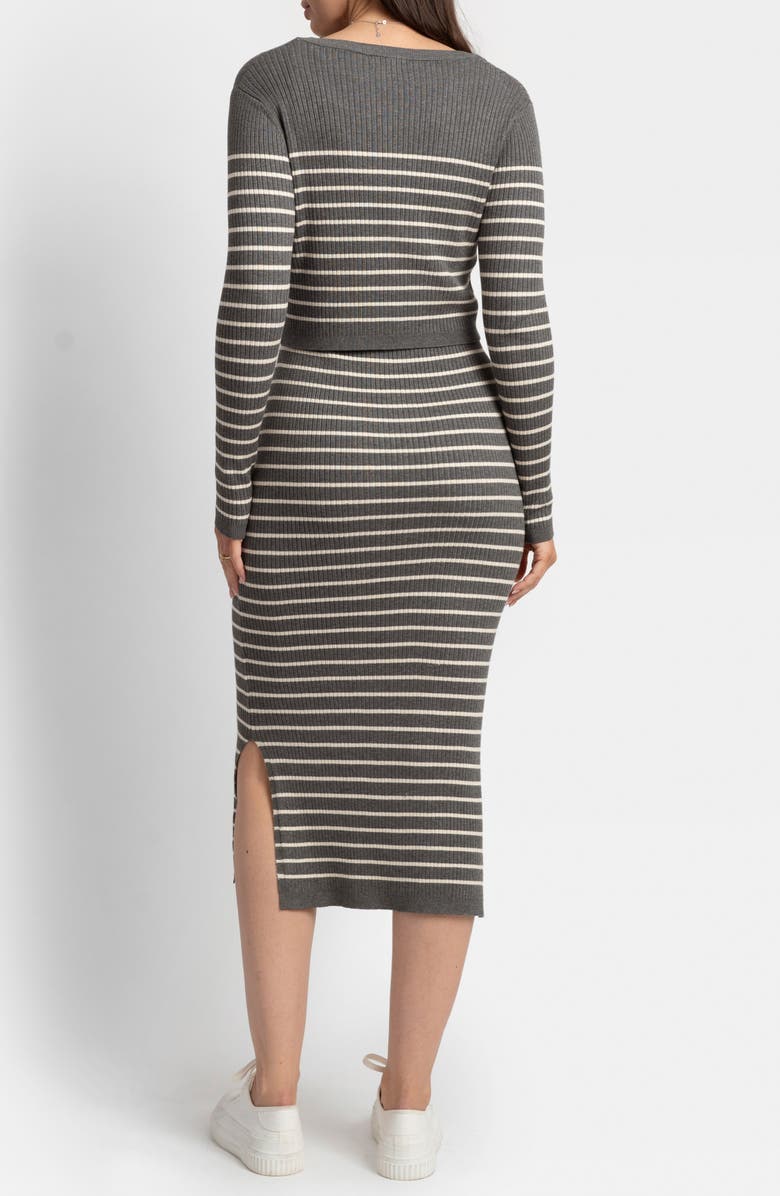 Seraphine Rib Long Sleeve Sweater Dress, Alternate, color, 