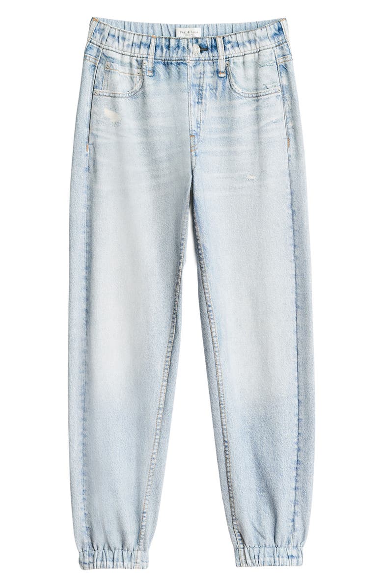 rag & bone Miramar Cotton Terry Jogger Sweatpant Jeans, Alternate, color, Meadowblue