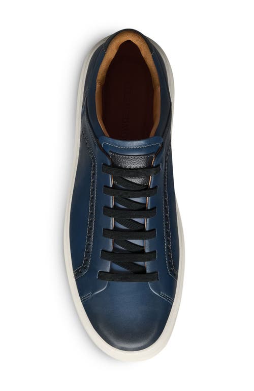 Allen Edmonds Oliver Brogue Sneaker In Navy