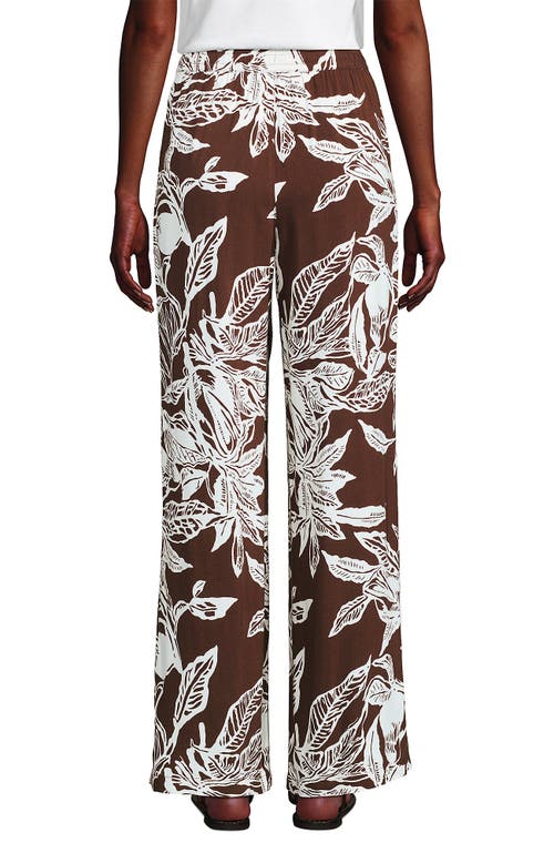 Shop Lands' End Rayon High Rise Wide Leg Pants