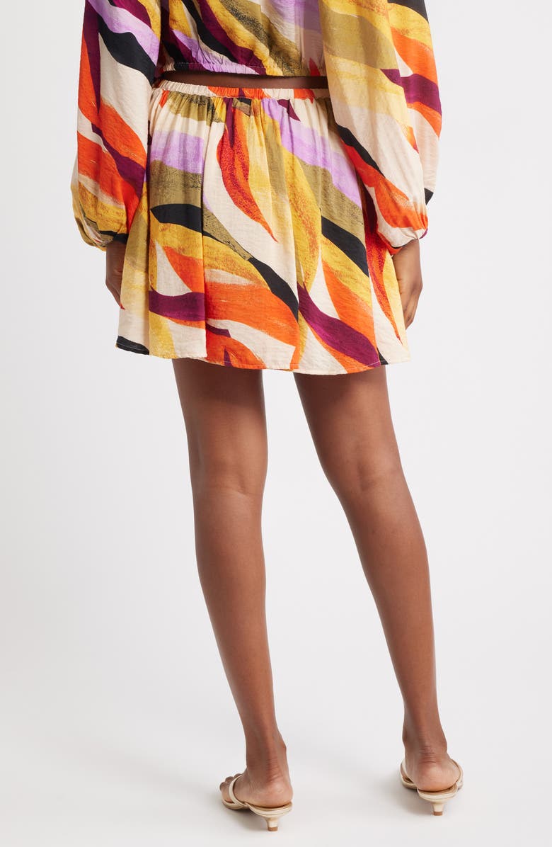 VERO MODA Tilly Miniskirt, Alternate, color, Cloud Dancer Aop Abs