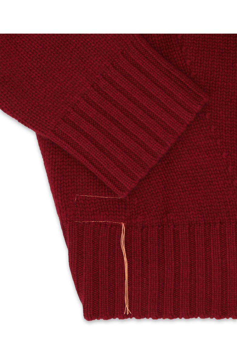 Fortela Ele High Neck Sweater, Alternate, color, Burgundy