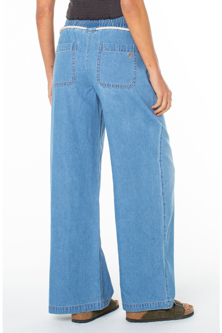 Paddle On Drawstring Denim Pants, Alternate, color, STRANDED