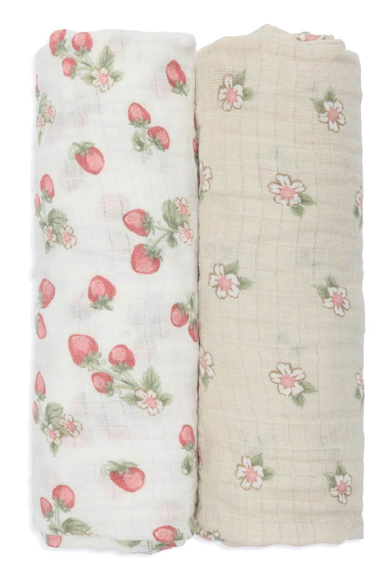 2-Pack Assorted Muslin Blankets, Main, color, MULTI