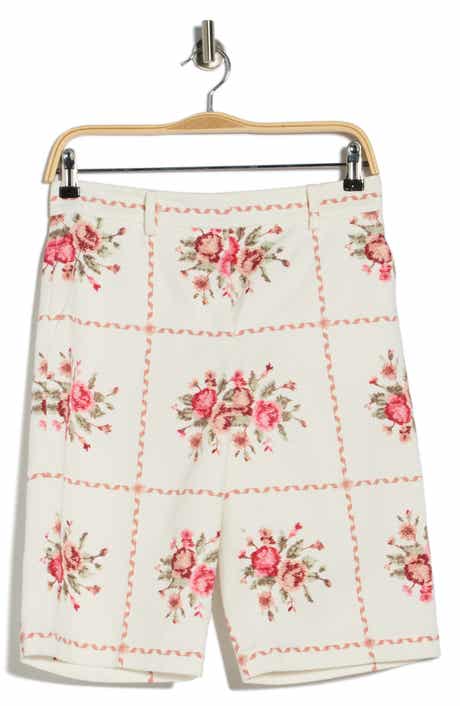 Longchamp Floral Bermuda Shorts
