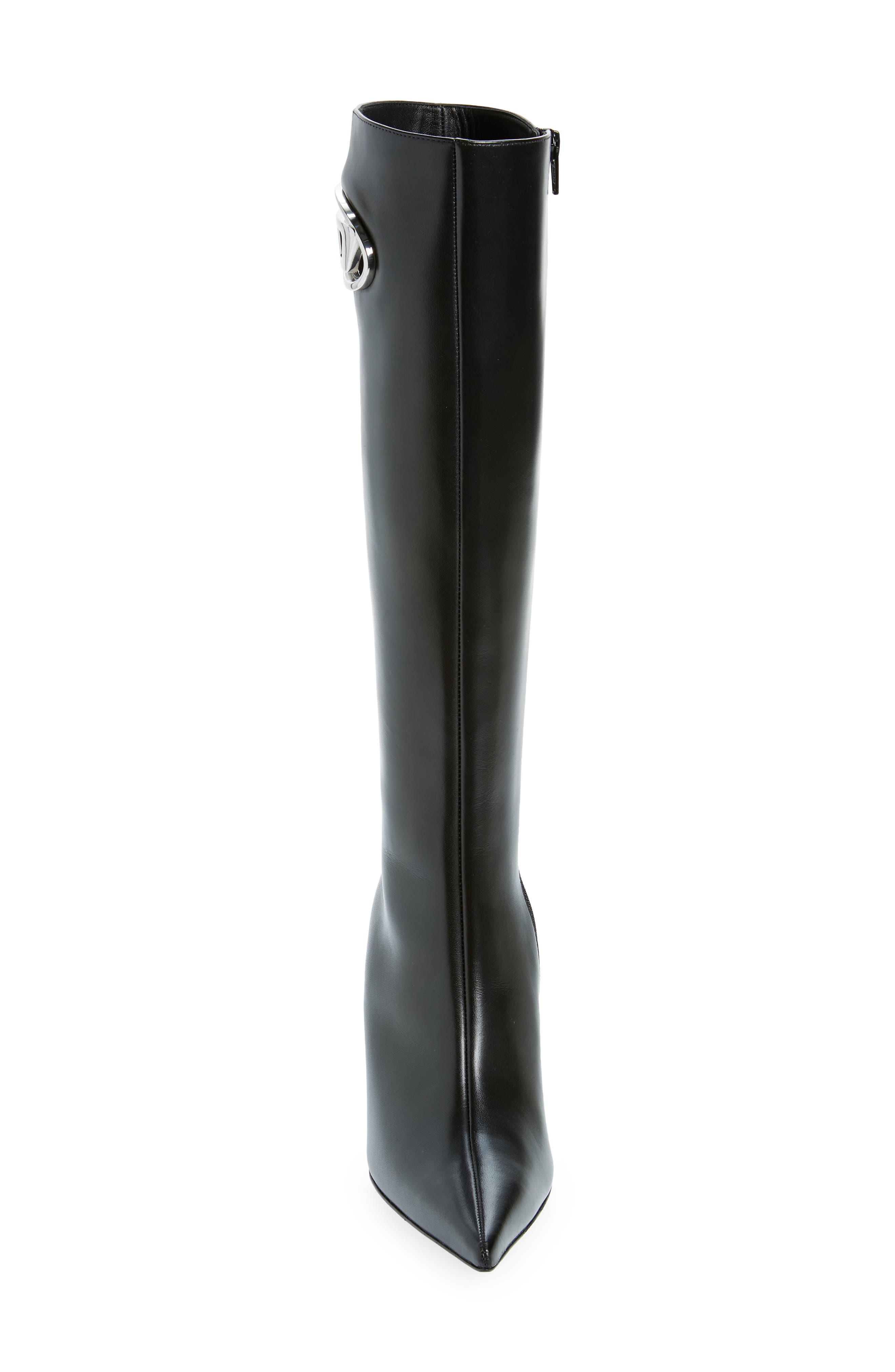 DIESEL<sup>®</sup> Pointed Toe Knee High Boot, Alternate, color, 
