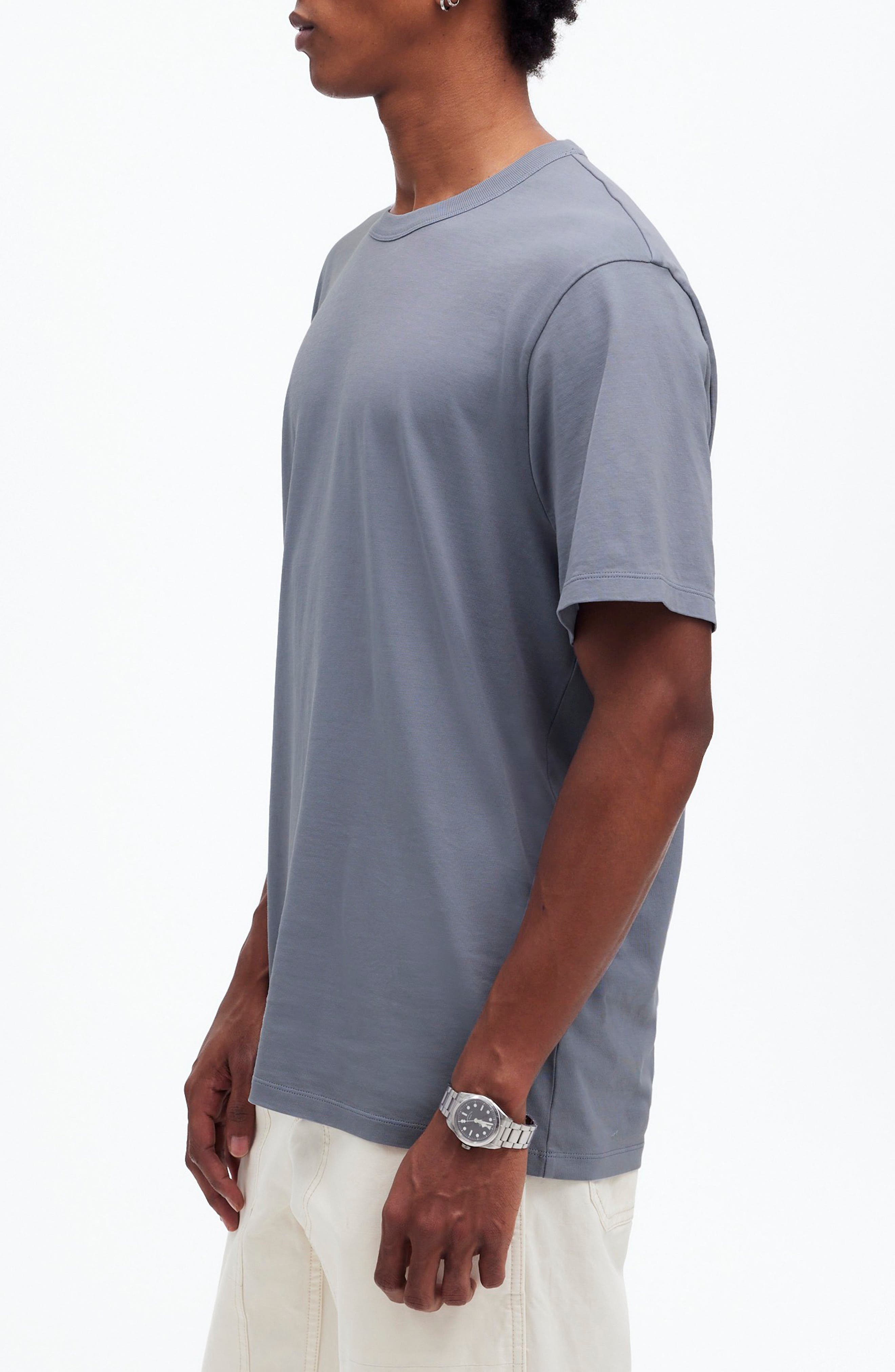Мужские Madewell Allday Garment Dyed Cotton T-Shirt — фото 6