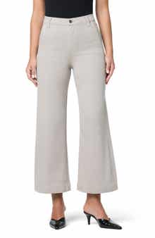 Joe's High Waist Ankle Wide Leg Trouser Jeans