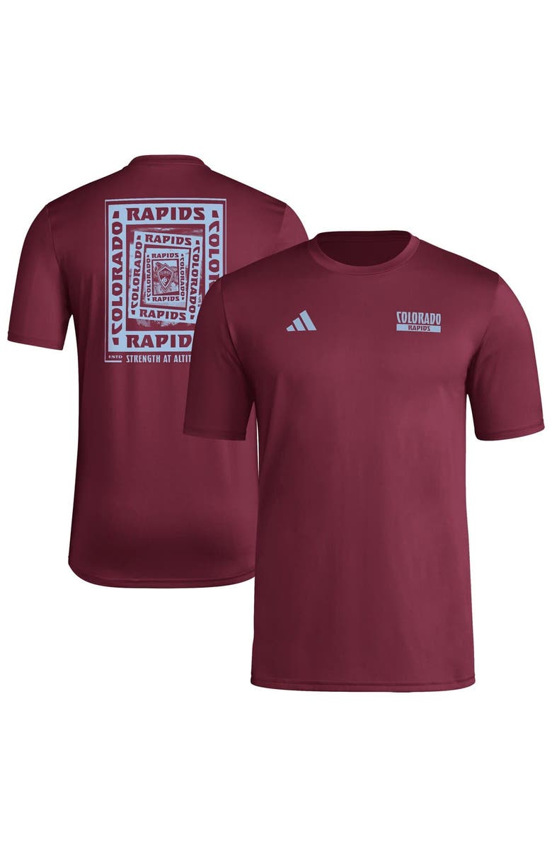 adidas Men's adidas Burgundy Colorado Rapids Local Wrap T-Shirt, Alternate, color, Burgundy