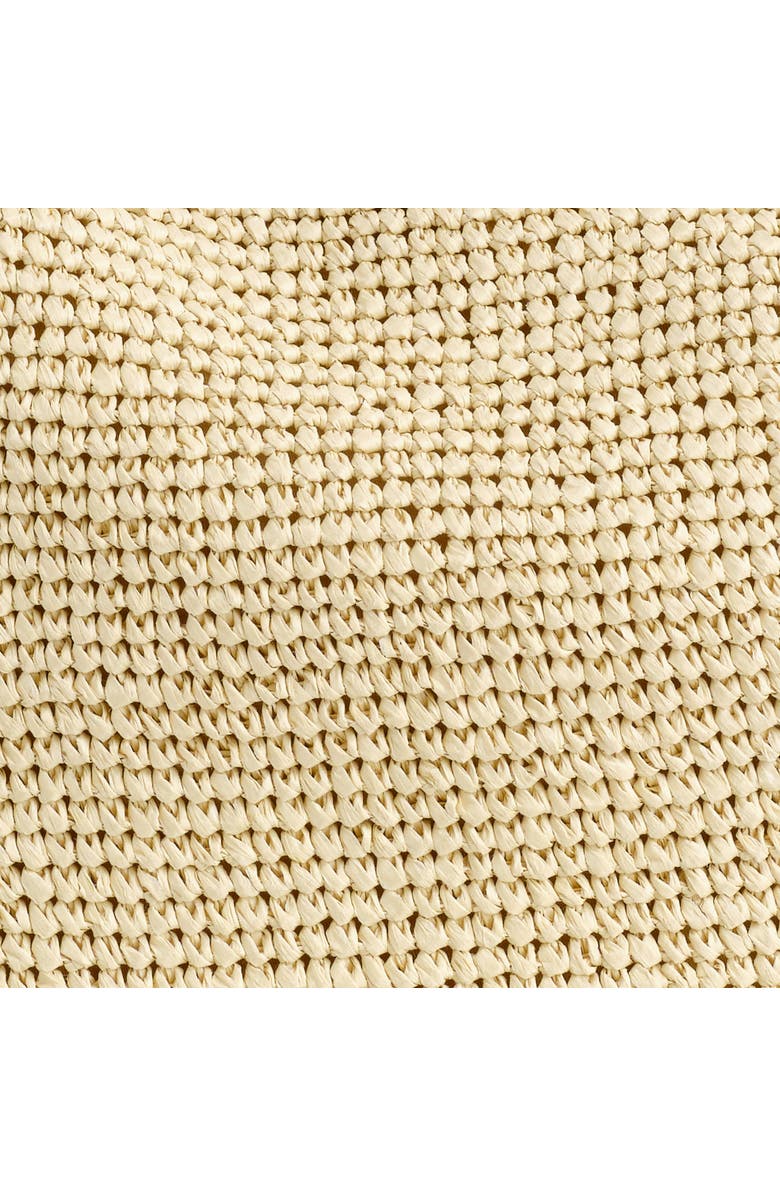 COS Curved Shoulder Bag - Straw, Alternate, color, Beige