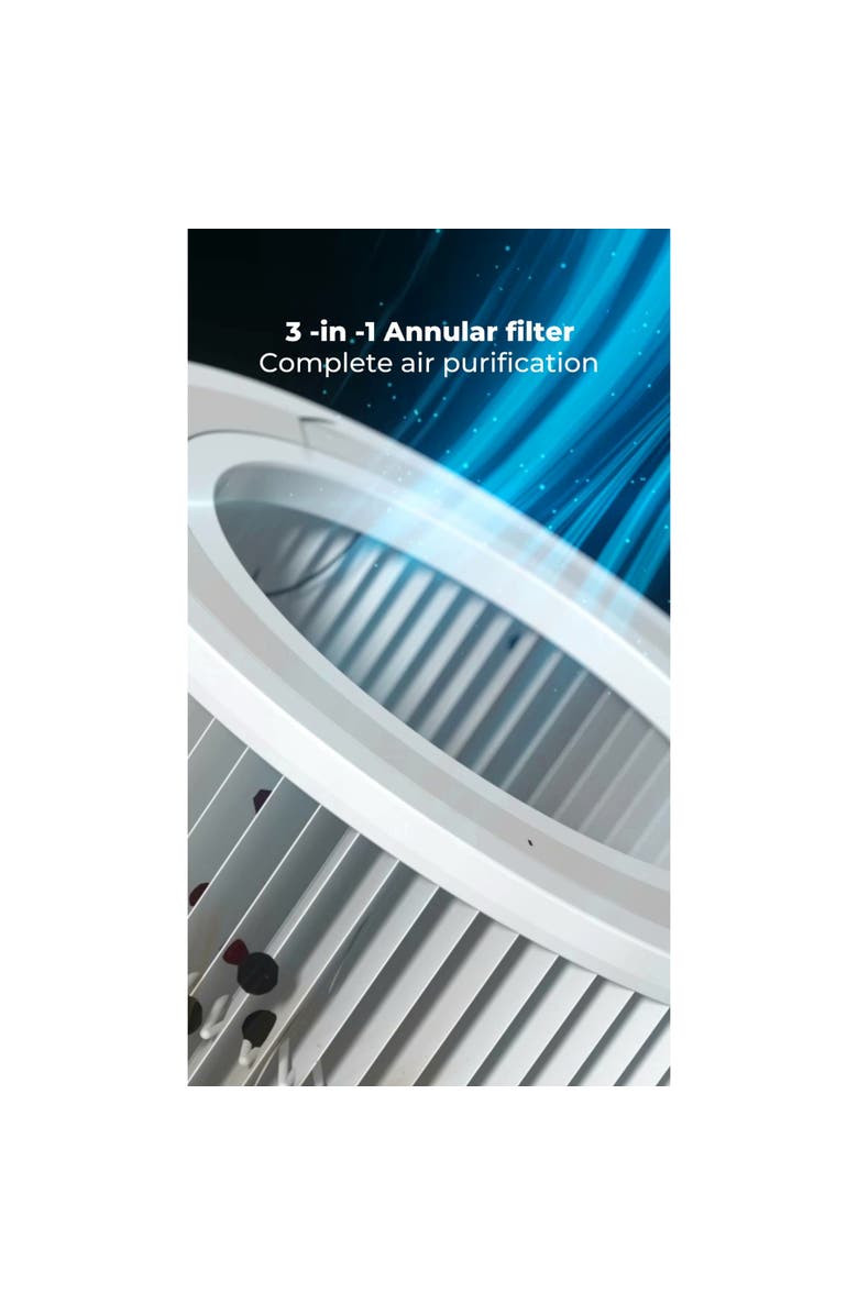 Bonaire A4S Air Purifier Filter Replacement, Alternate, color, White