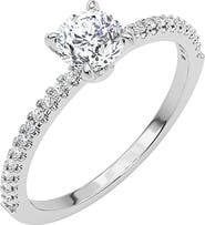 Crislu Cubic Zirconia Solitaire Ring