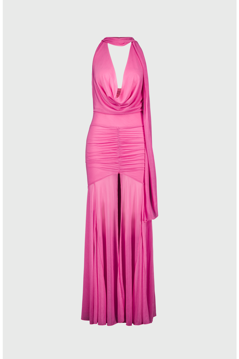 Dali Halterneck Dress, Main, color, Pink