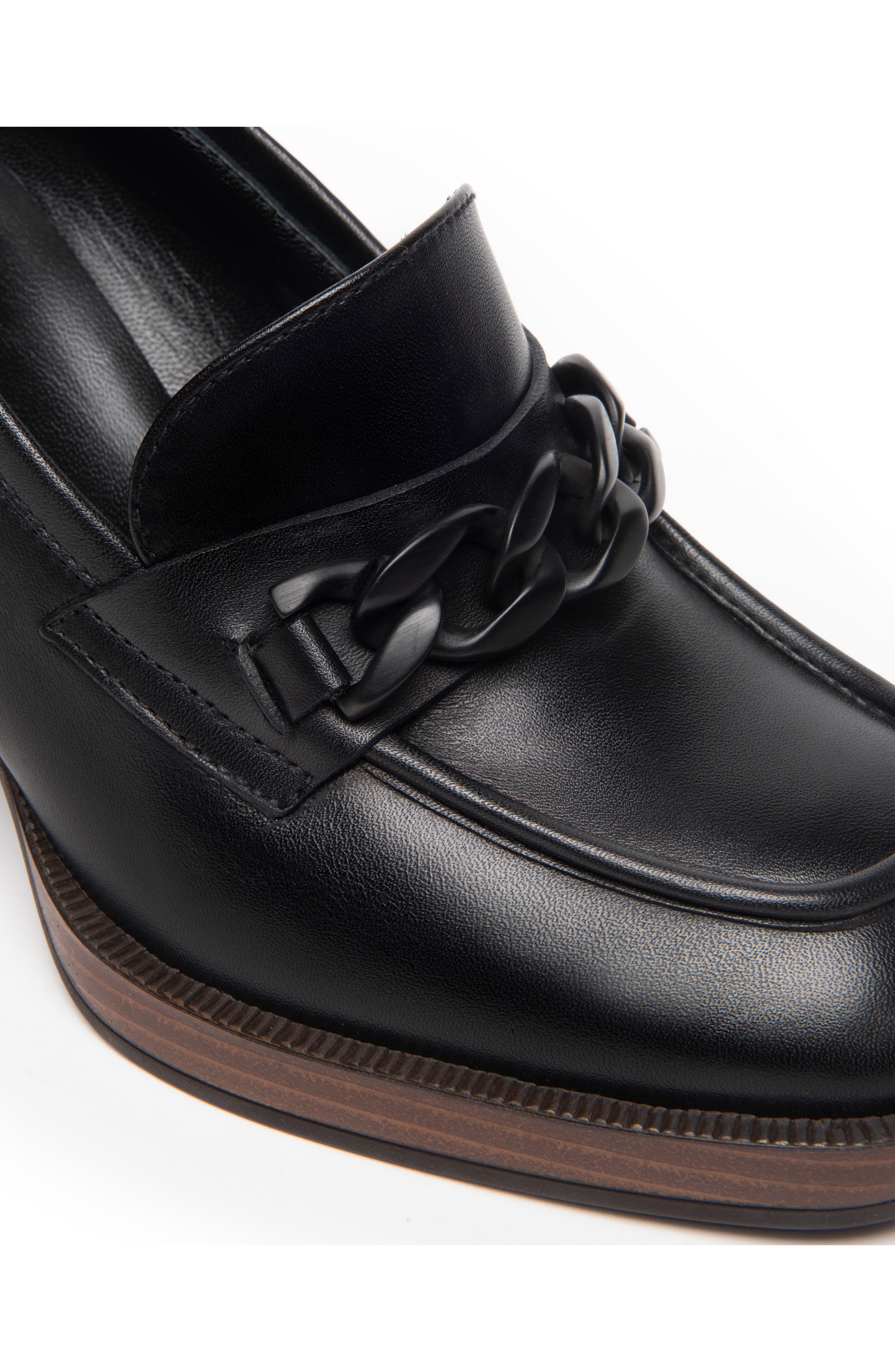 NeroGiardini Block Heel Loafer Pump, Alternate, color, 