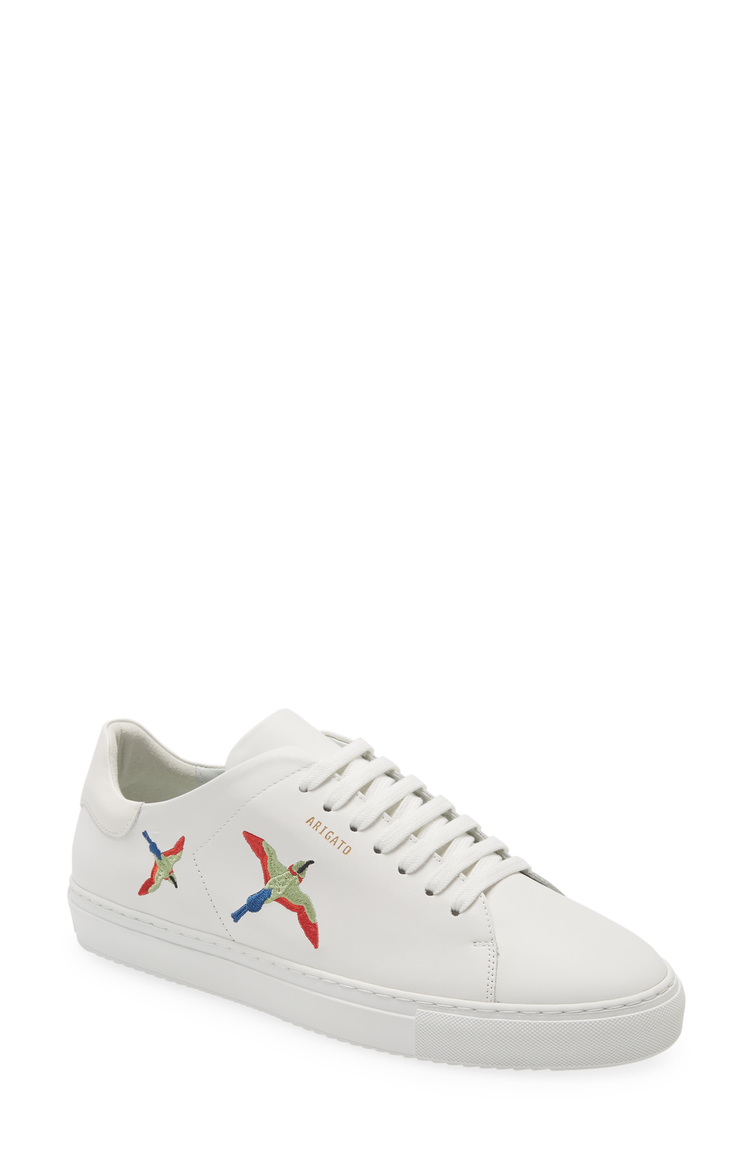 Clean 90 Bird Sneaker, Main, color, WHITE LEATHER