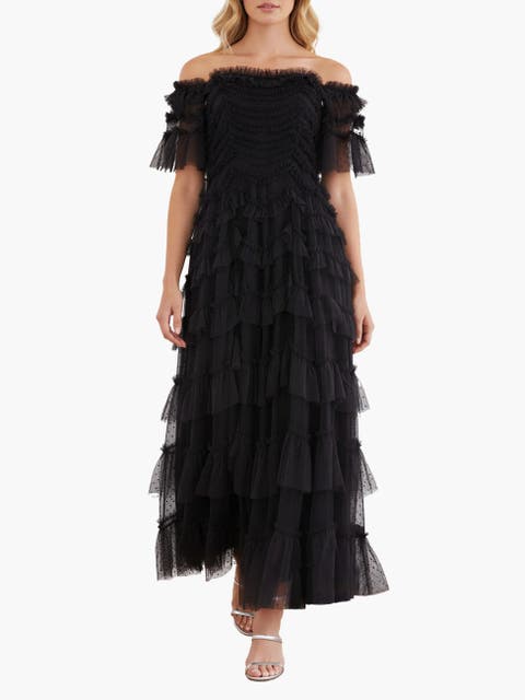 Aviana Off-Shoulder Gown