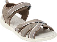 Comfortview The Annora Nubuck Like Adjustable Water Friendly Sandal