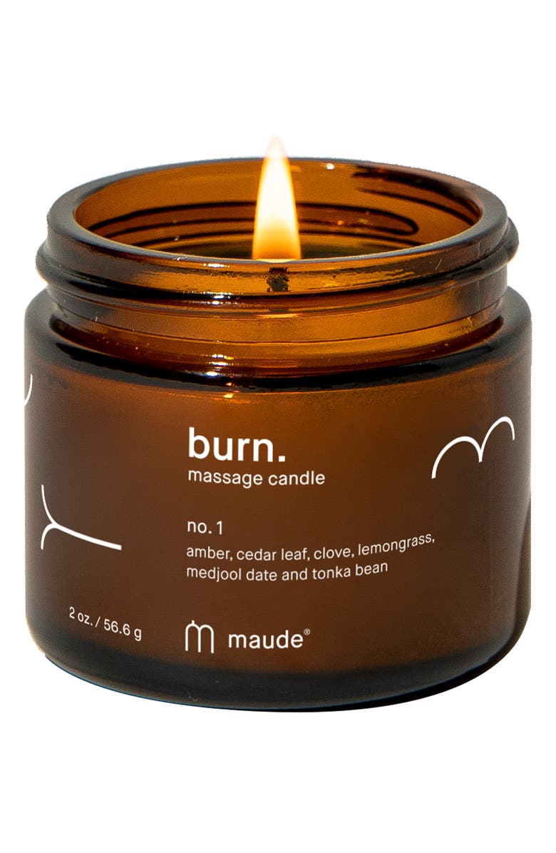 maude Burn No. 1 Massage Candle, Alternate, color, 