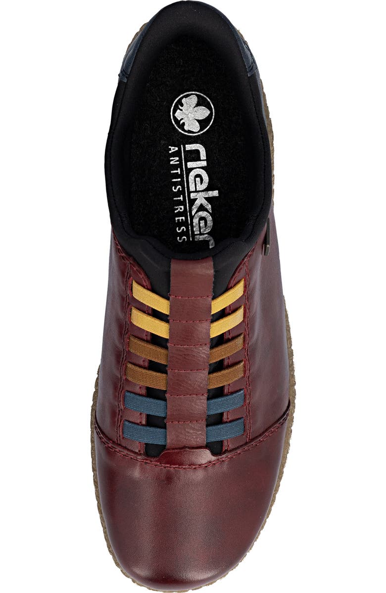 Rieker Liv 62 Slip-On Sneaker, Alternate, color, Vino/ Ozean/ Schwarz/ Wine