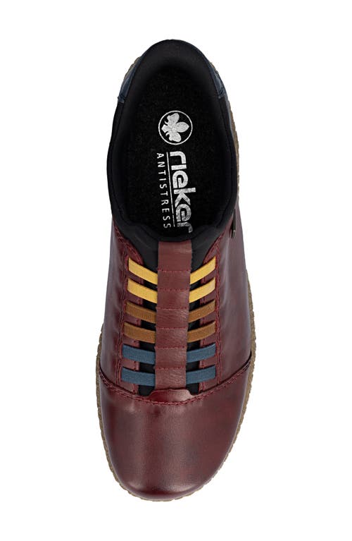 Rieker Liv 62 Slip-on Sneaker In Burgundy