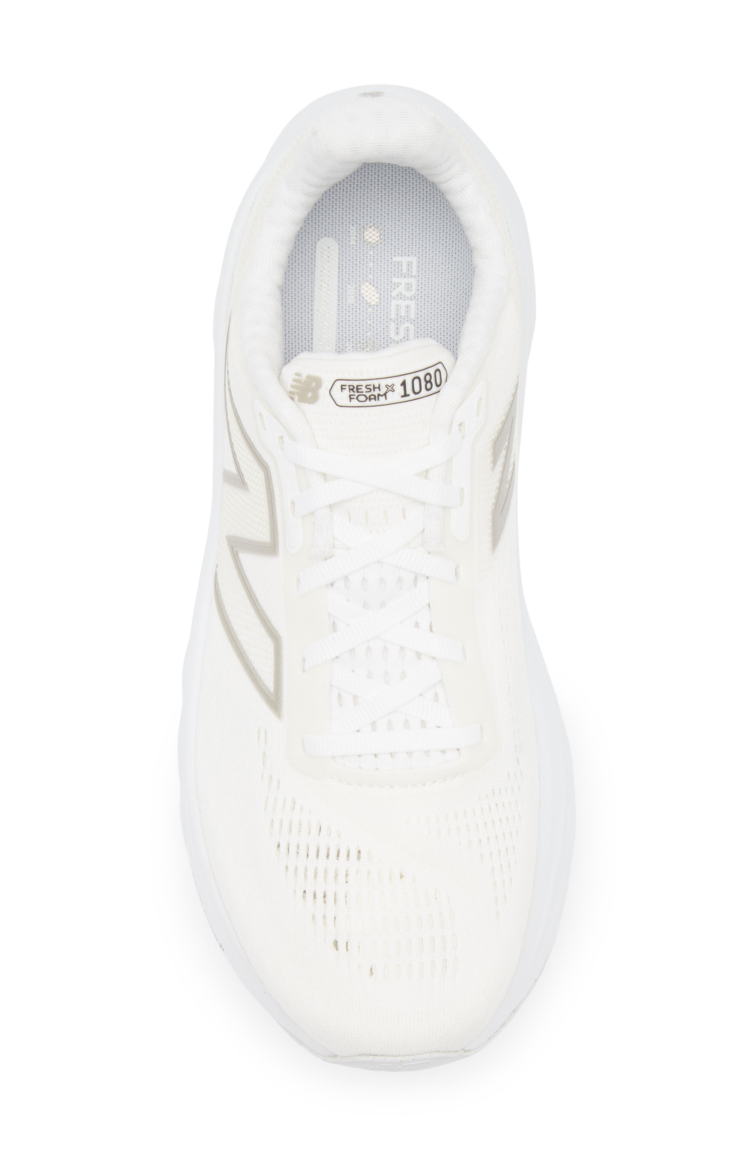 Fresh Foam X 1080 v14 Running Shoe, Alternate, color, WHITE/ LIGHT GOLD METALLIC