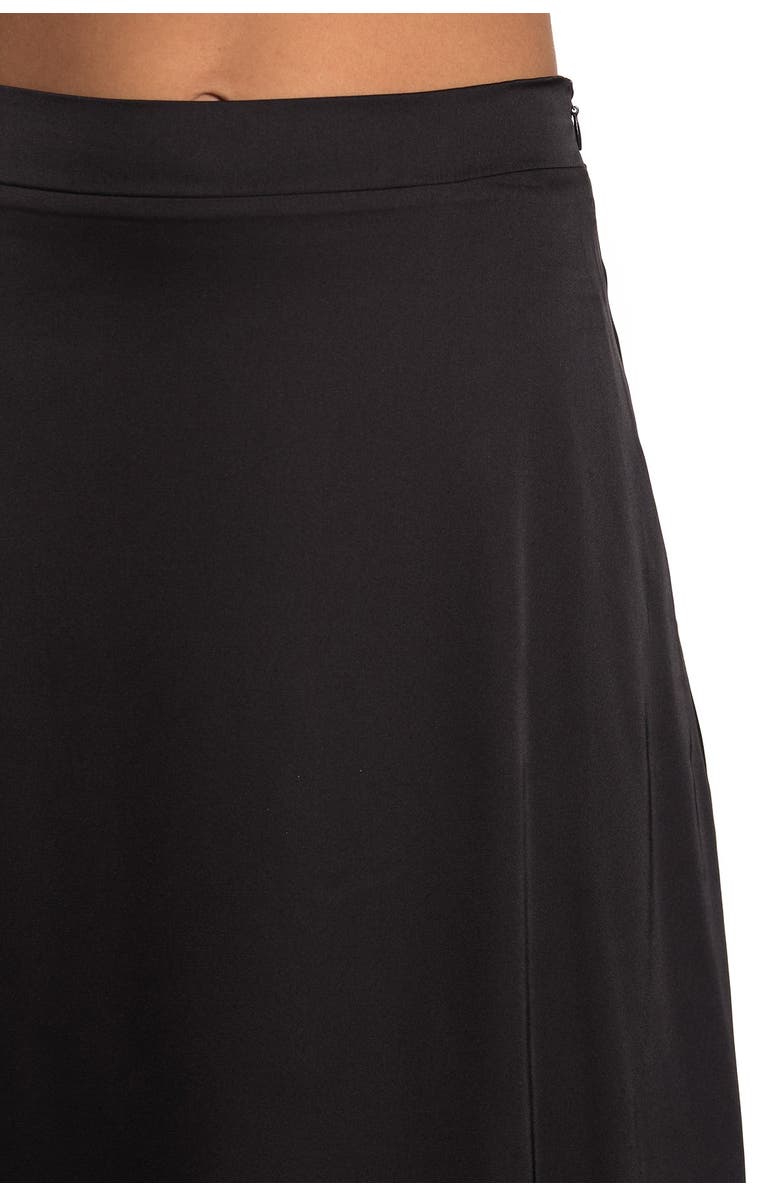 Double Zero Satin Midi Skirt, Alternate, color,
