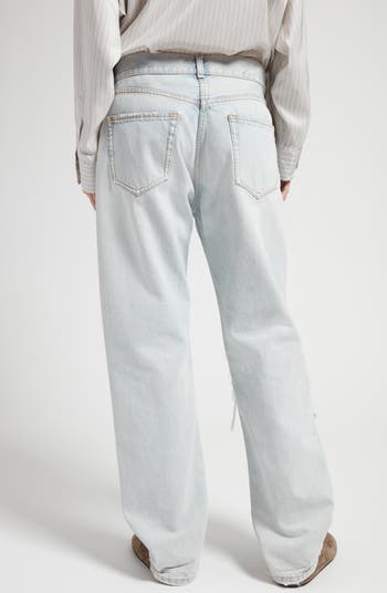 大人気【The Row】Burty ストレートジーンズ The Row Burty Straight Leg Jeans | Nordstrom
