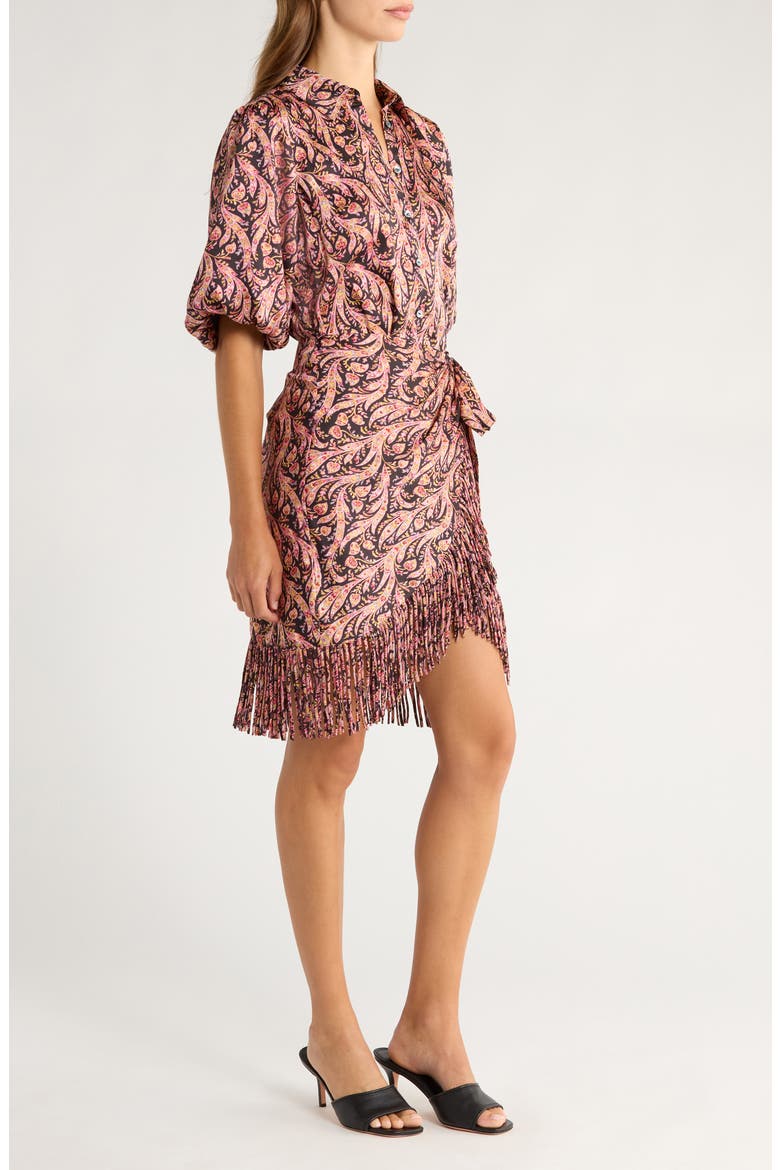 Kember Paisley Shirtdress, Alternate, color, OBSIDIAN MULTI