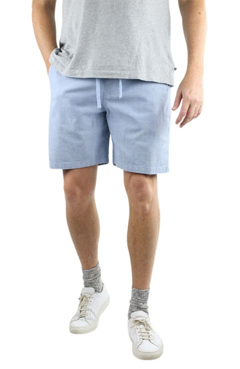 Stretch Chambray Shorts
