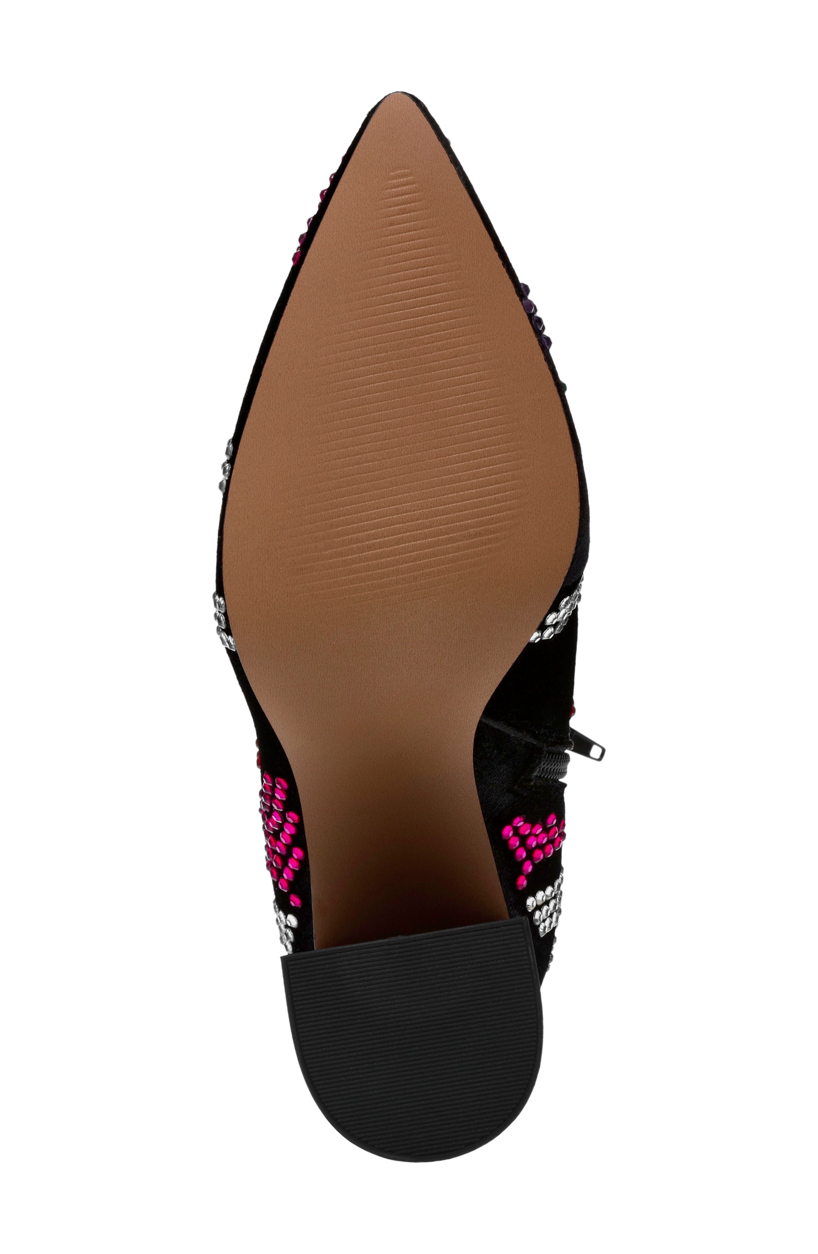 Naomy Pointed Toe Knee High Boot, Alternate, color, BLACK MULTI