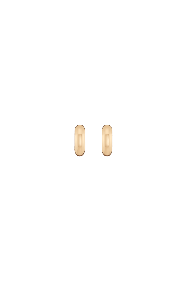Chunky Hinged Hoop Earrings, Alternate, color, Yellow