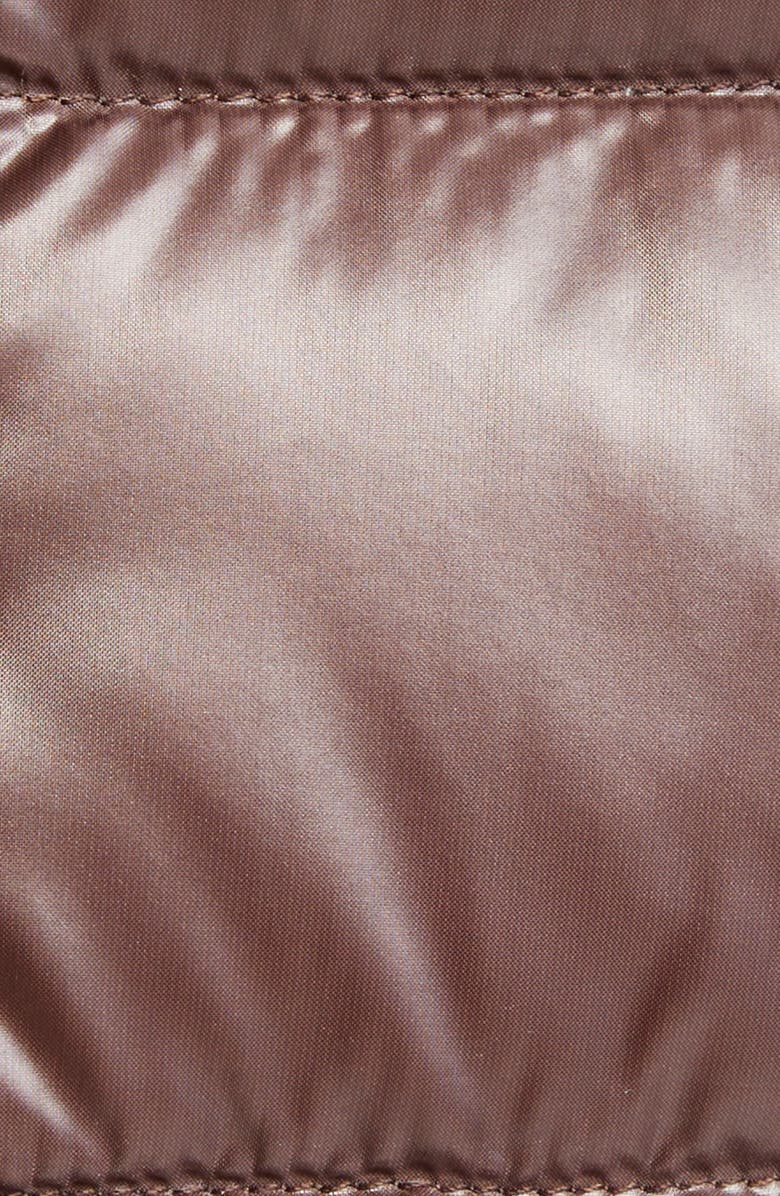 Herno Shiny Nylon Hooded Down Puffer Jacket, Alternate, color, Chocolate