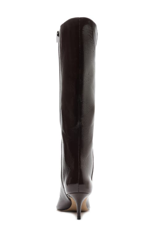 Arezzo Sasha Pointed Toe Knee High Boot In Multi