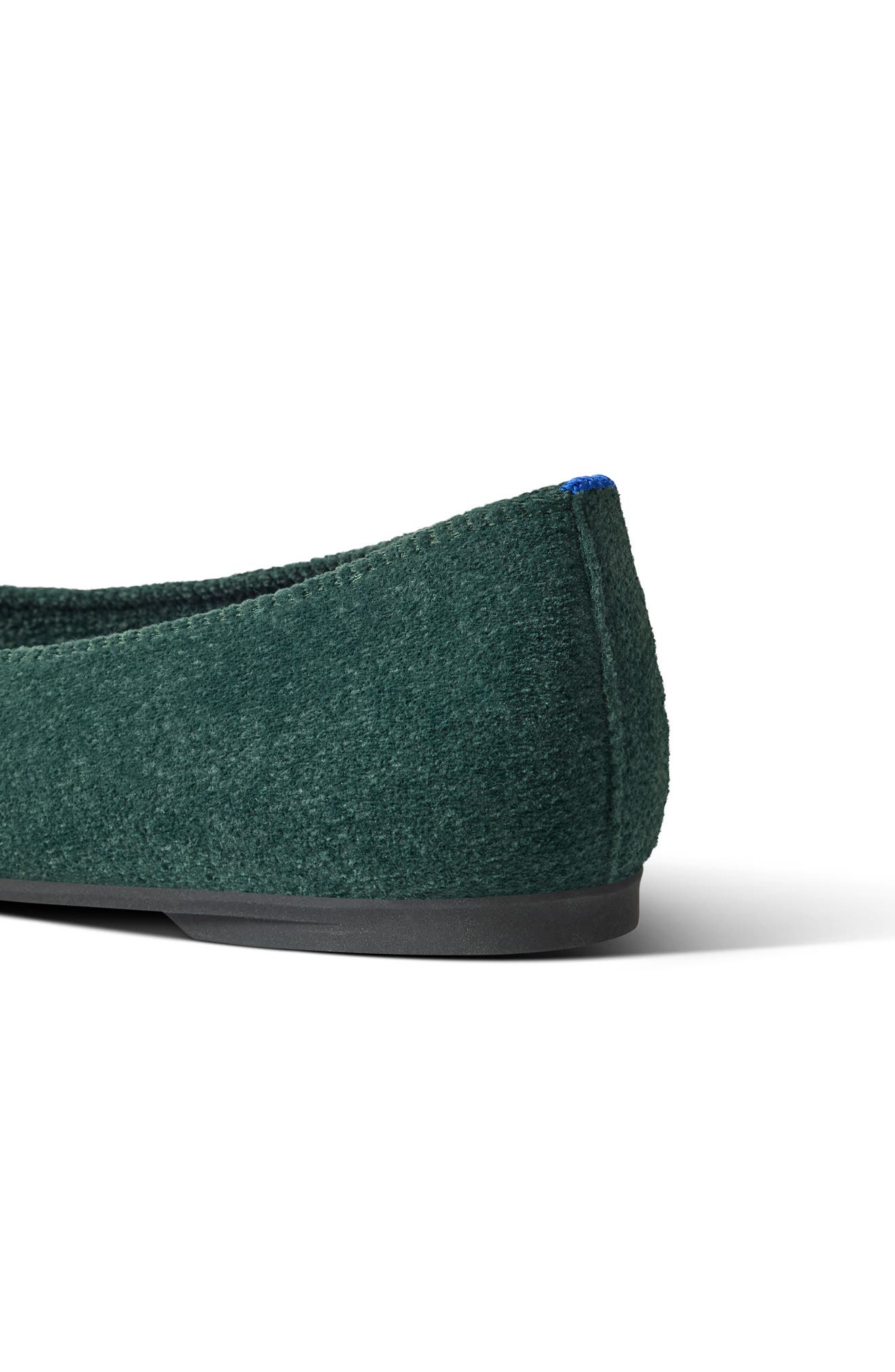 The Almond Ballet Flat, Alternate, color, REVELVET EVERGREEN CAPTOE