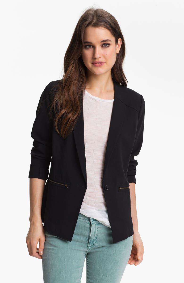 Trouvé Zip Pocket Blazer, Main, color, 