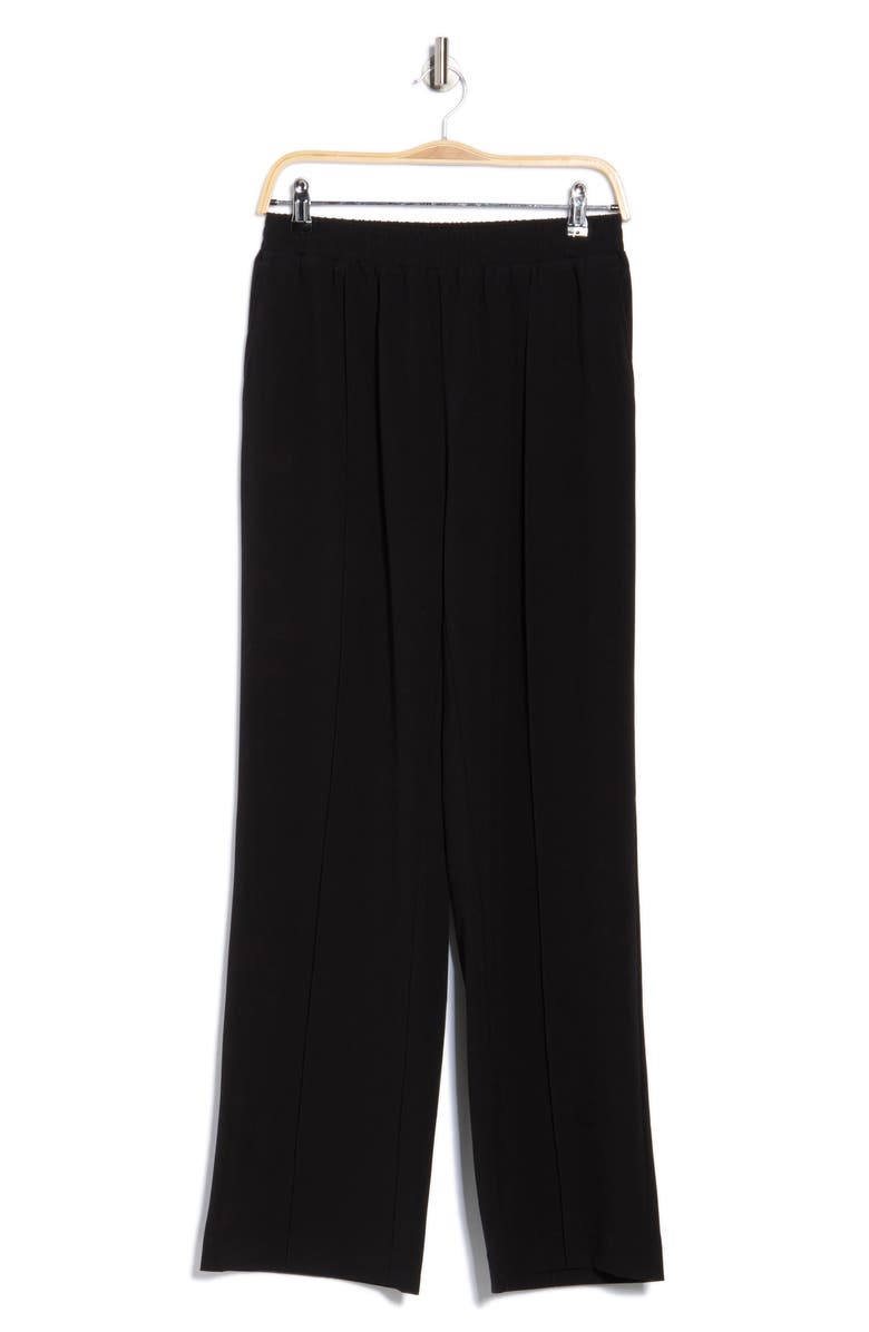 NORDSTROM RACK Suiting Pull-On Pants, Alternate, color, Black
