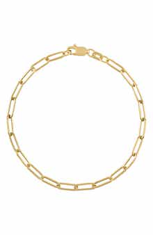 FUZION CREATIONS Paper Clip Chain Bracelet