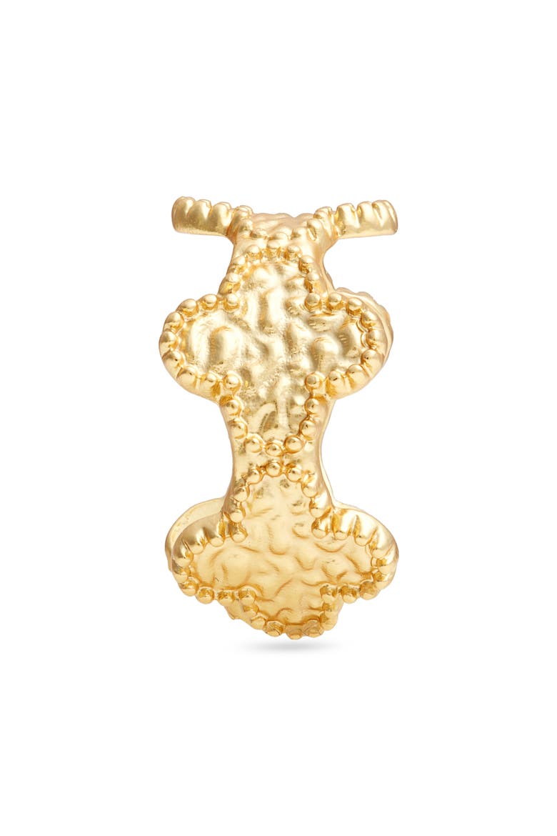 Molten Clover Ring, Alternate, color, GOLD