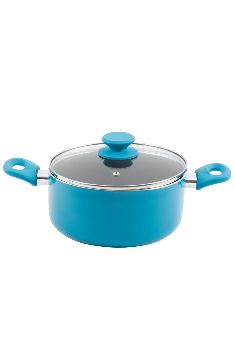 Gibson Home Benton 4 Qt Dutch Oven W/Lid, Alternate, color, Blue
