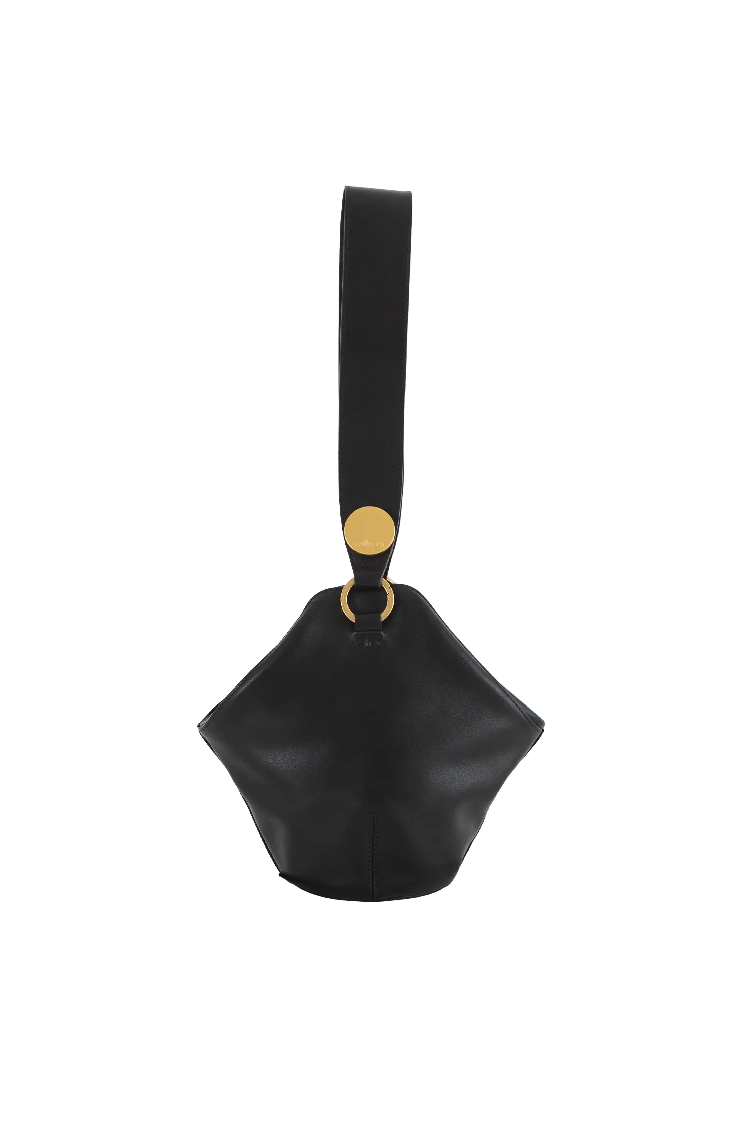 9PM Leather Maxi Bag, Alternate, color, Black