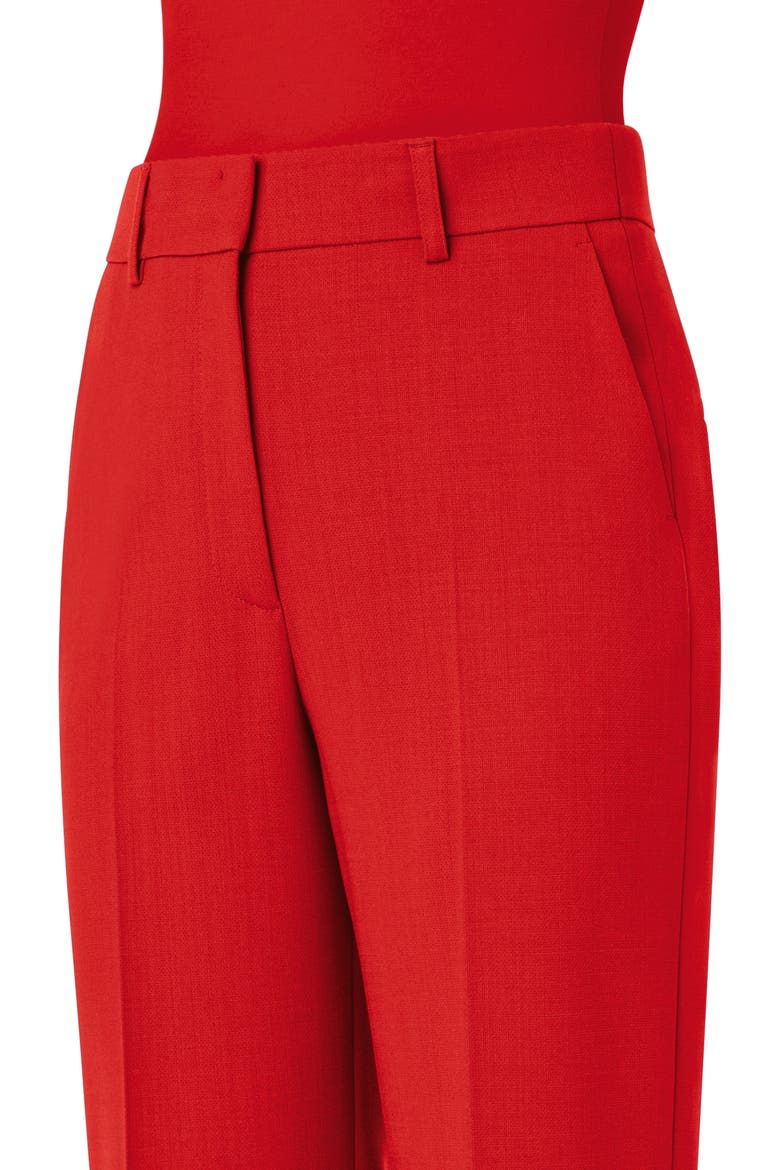 Slim Leg Stretch Modal Pants, Alternate, color, RED
