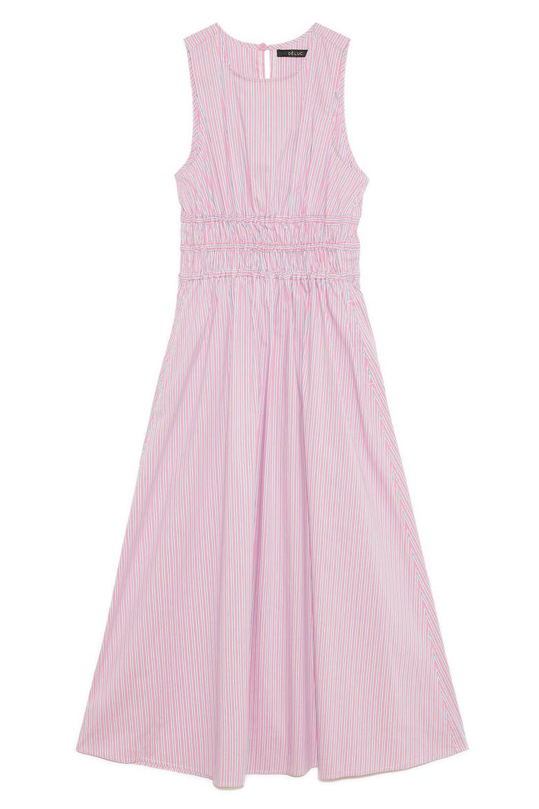 Capelas Stripe Cotton Maxi Sundress, Alternate, color, STRIPED PINK