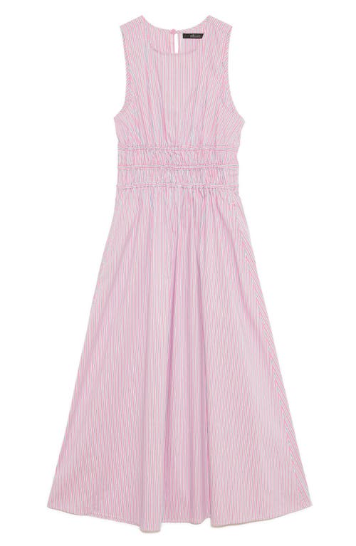 DELUC DELUC CAPELAS STRIPE COTTON MAXI SUNDRESS 