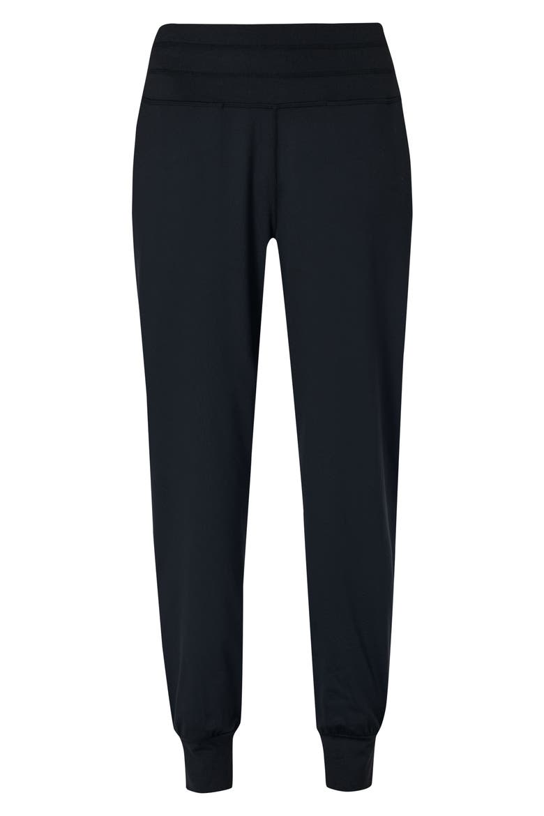 Gaia Pocket Joggers, Alternate, color, BLACK